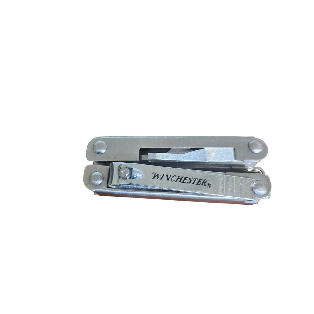 Winchester Multi-Tool Unisex OS Silver Nail Clipper Pocket Folding Tool